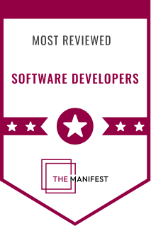 The Manifest Most Reviewed Software Developers badge