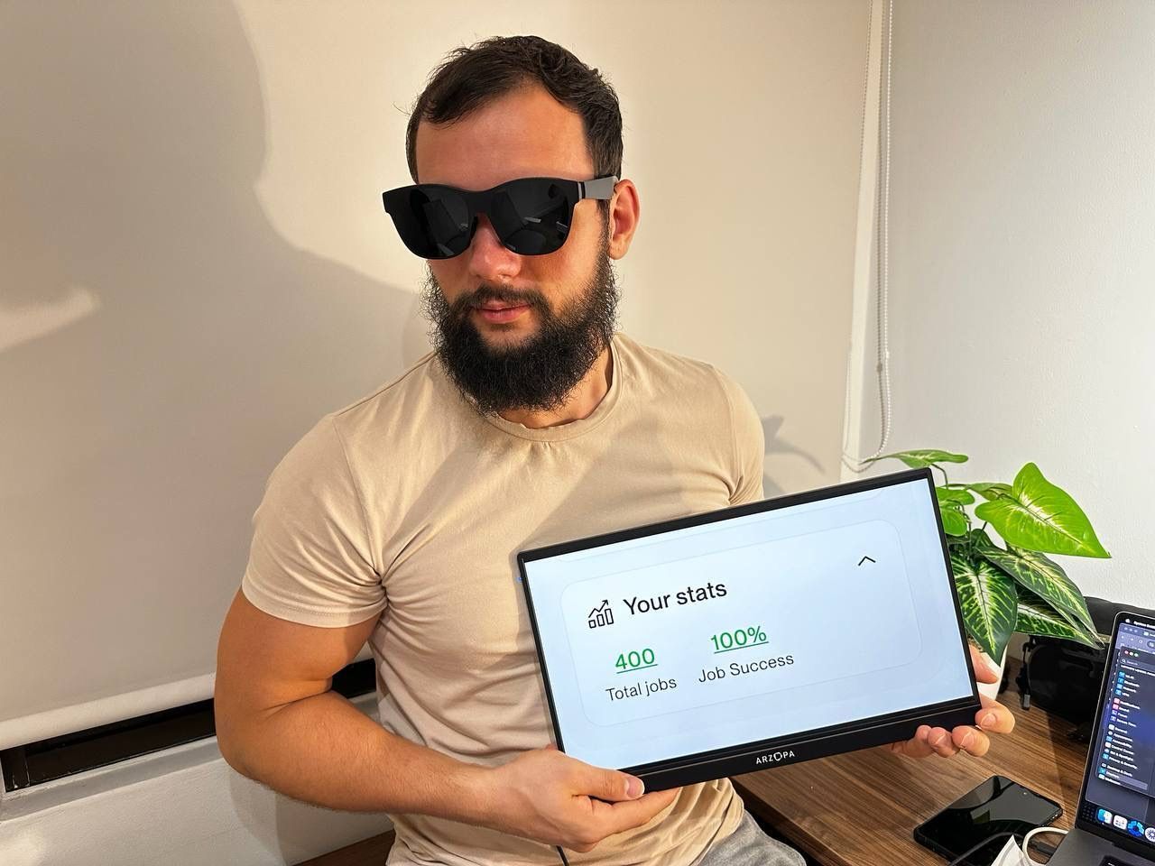 Upwork Top‑Rated Web Design Specialist recognition