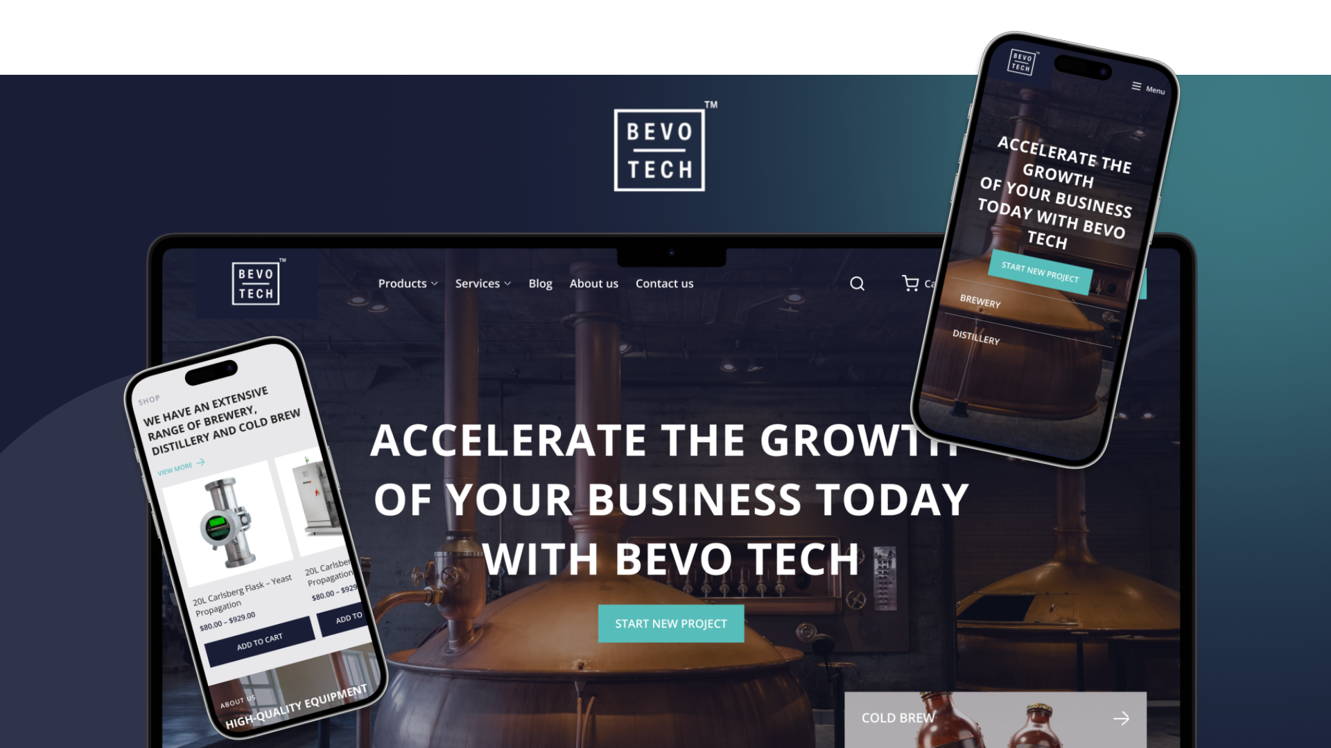 BevoTech – WordPress/Elementor Technology Website