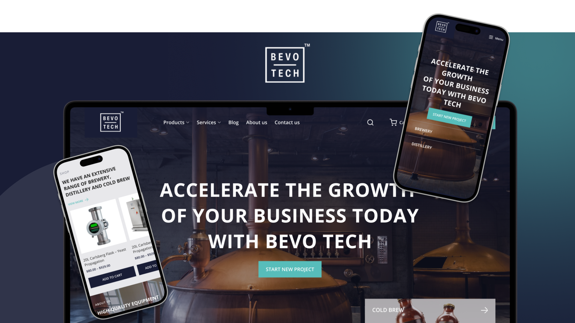 BevoTech – WordPress/Elementor Technology Website