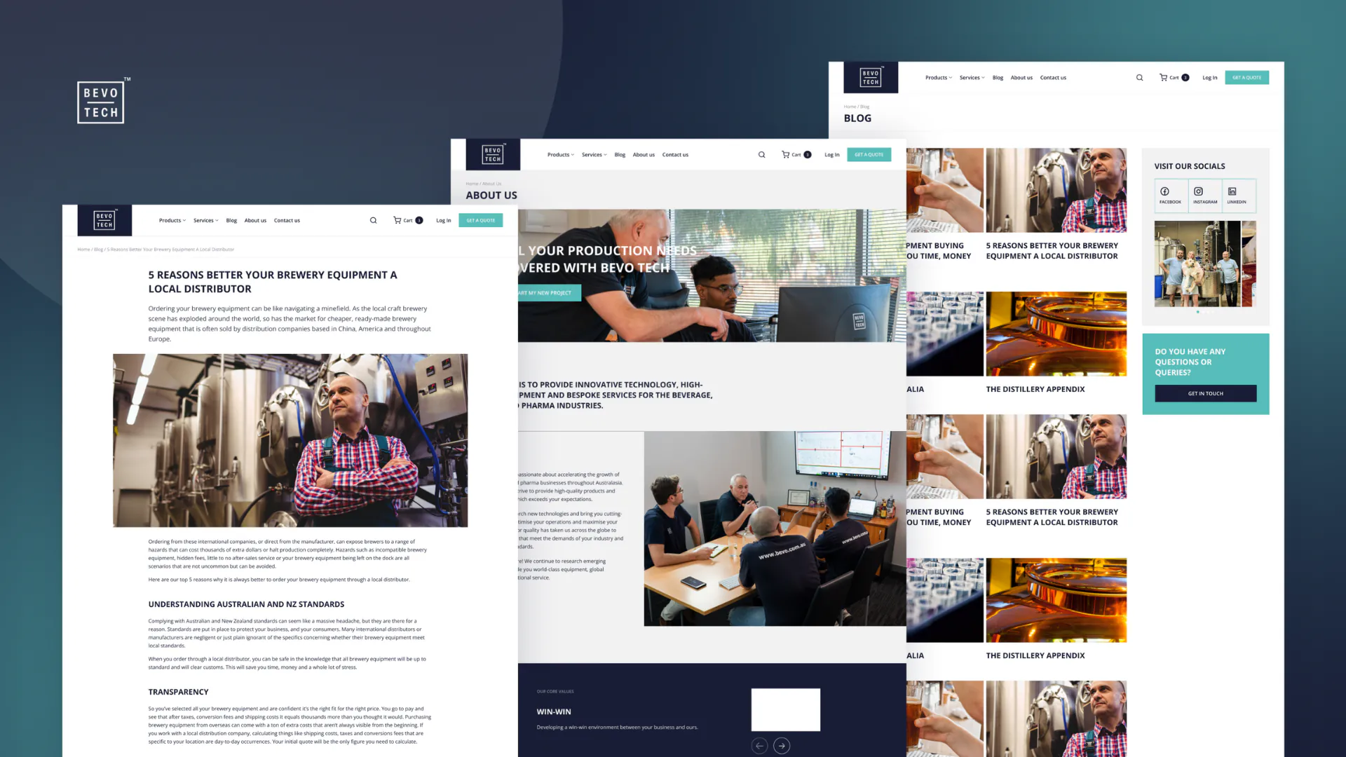 BevoTech – WordPress/Elementor Technology Website — screenshot 2
