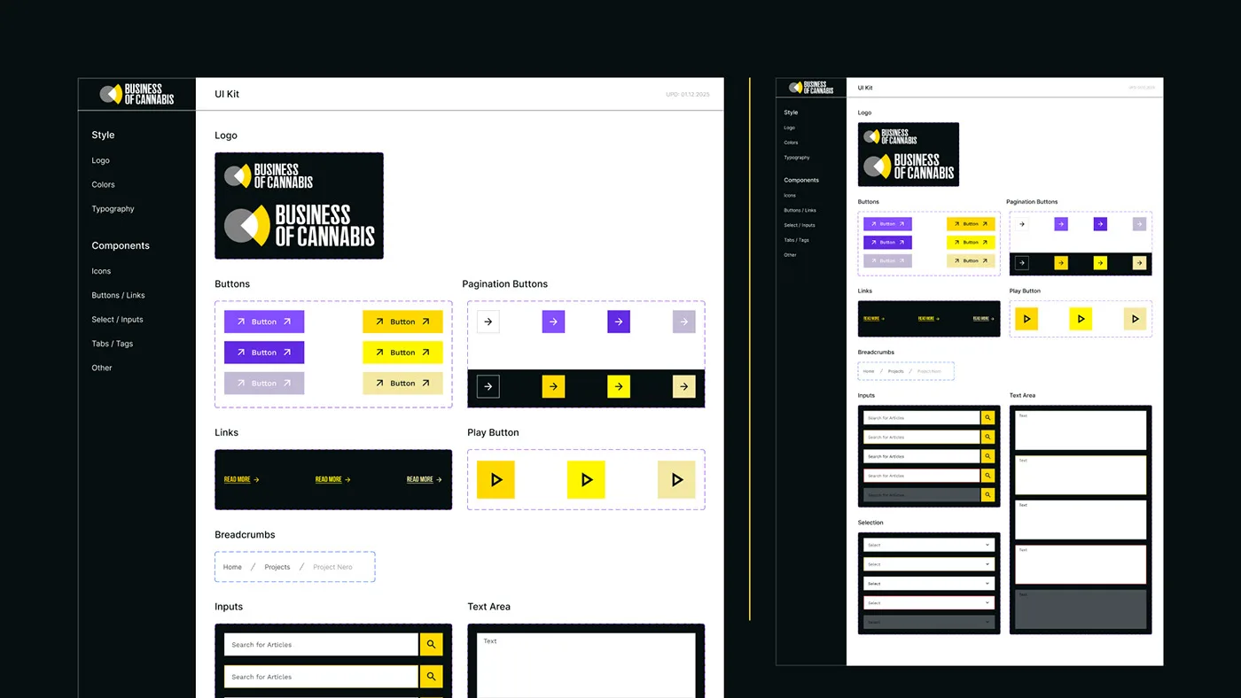 Business of Cannabis – WordPress/Elementor Cannabis Media Website — screenshot 6