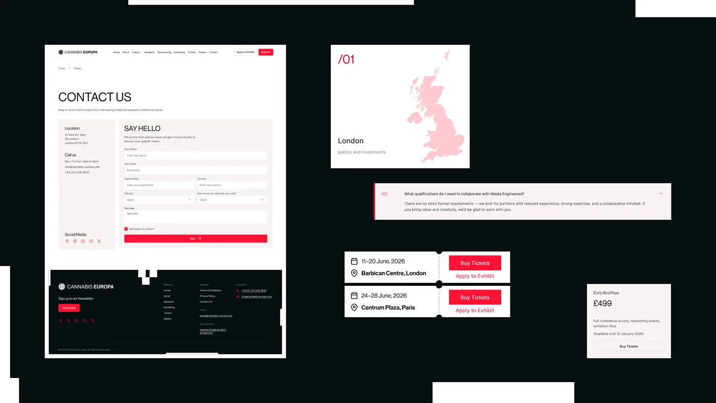 Cannabis Europa – WordPress/Elementor B2B Conference Website — screenshot 6