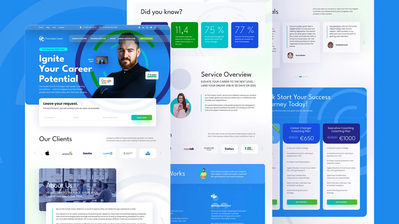 The Career Coach – WordPress/Elementor Career Consultancy Website — screenshot 2