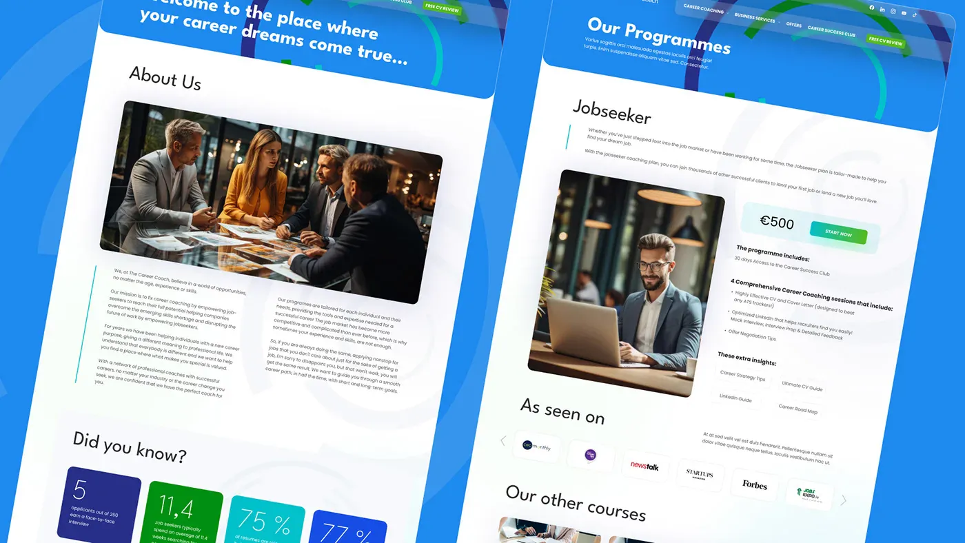 The Career Coach – WordPress/Elementor Career Consultancy Website — screenshot 4
