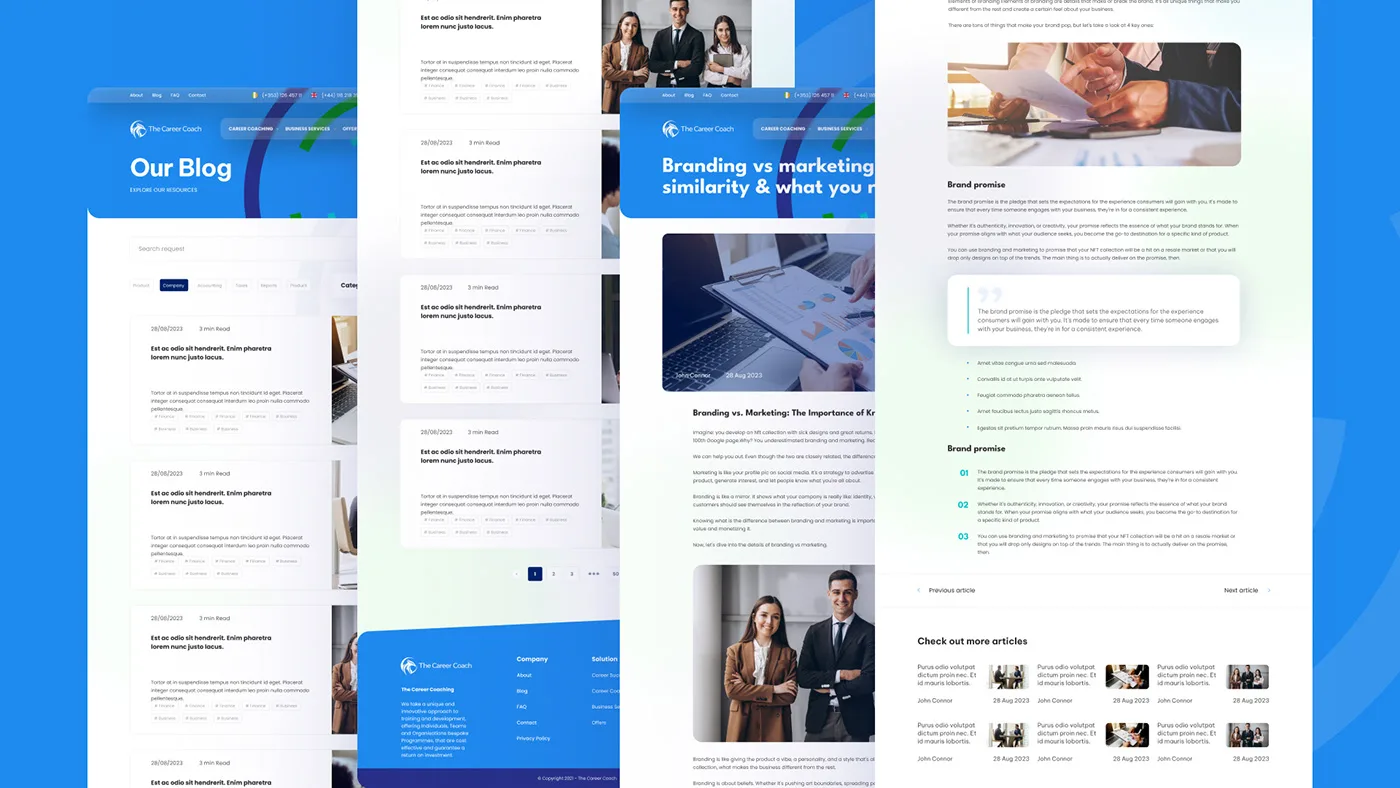 The Career Coach – WordPress/Elementor Career Consultancy Website — screenshot 5