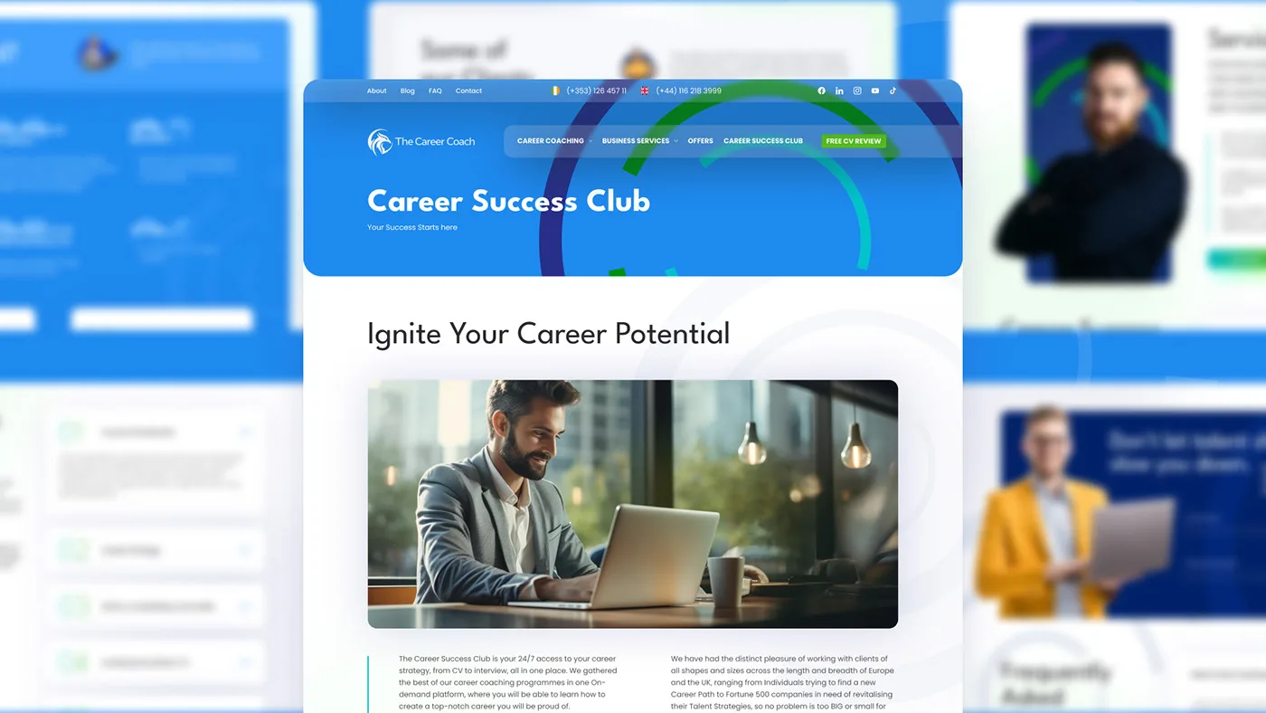 The Career Coach – WordPress/Elementor Career Consultancy Website — screenshot 7