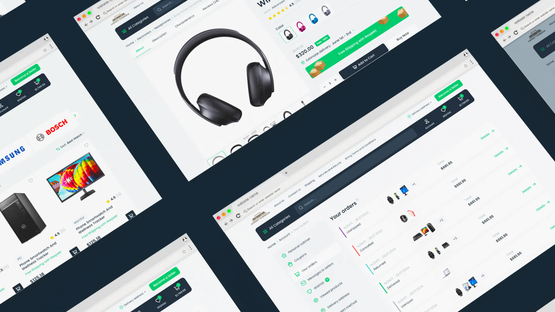 Correkt Commerce – Web E-commerce Marketplace Website — screenshot 2