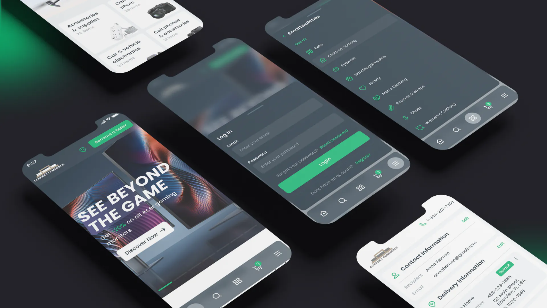 Correkt Commerce – Web E-commerce Marketplace Website — screenshot 5