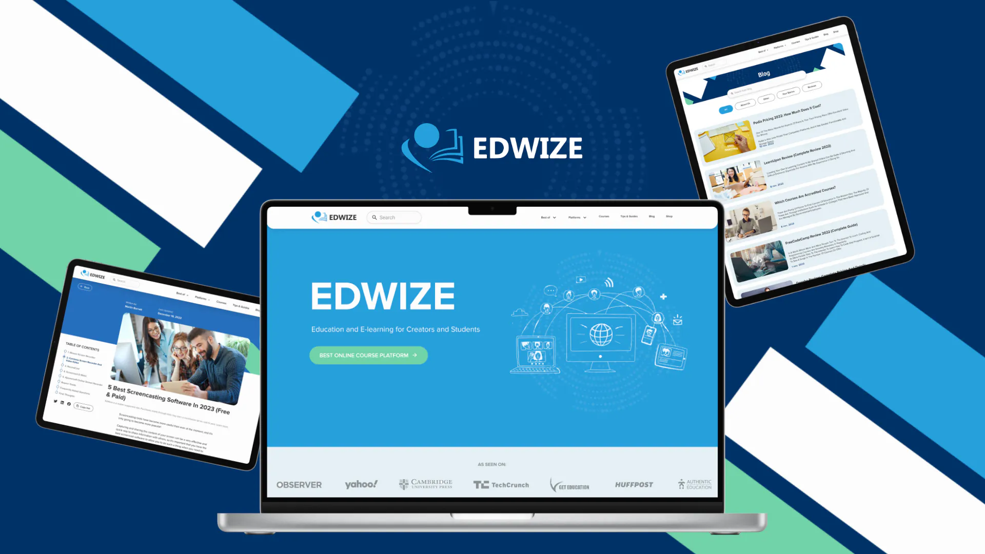 EdWize – WordPress/Elementor E-learning Website — screenshot 1
