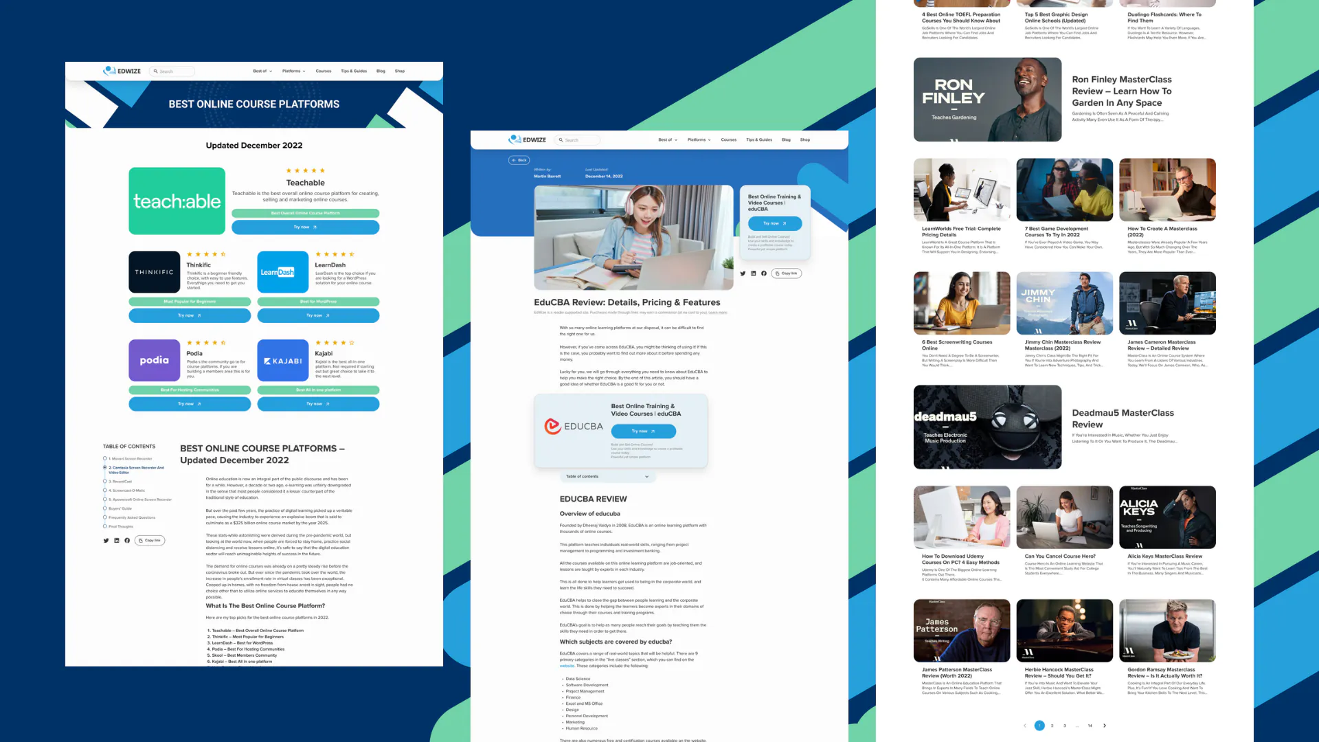 EdWize – WordPress/Elementor E-learning Website — screenshot 4