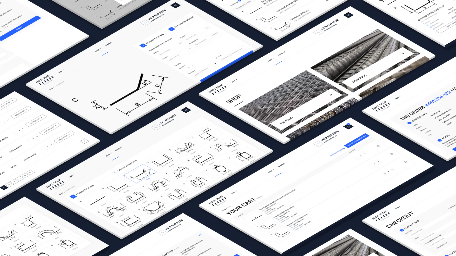 Eesti Traat – WordPress/WooCommerce Industrial Website — screenshot 2