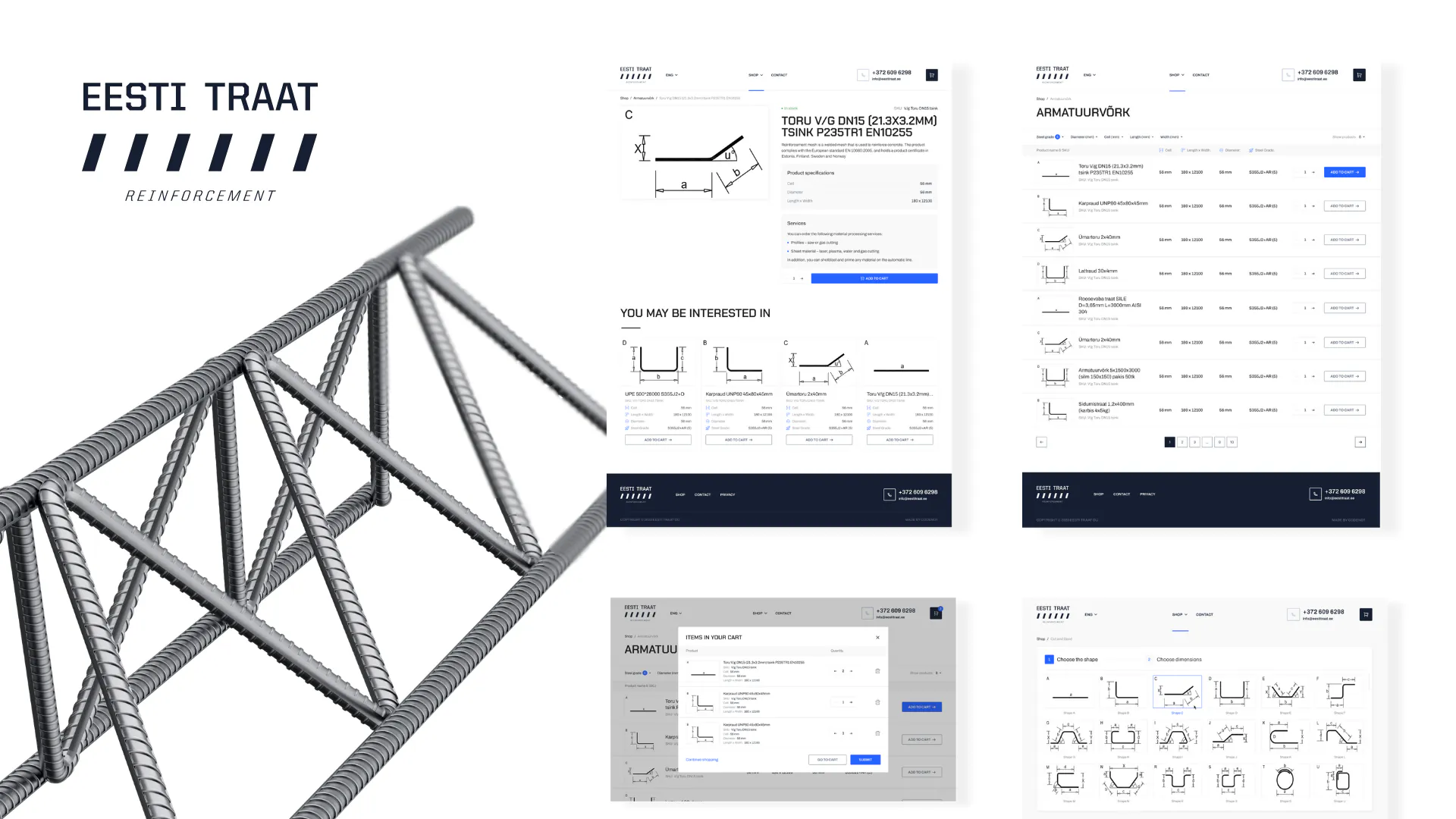 Eesti Traat – WordPress/WooCommerce Industrial Website — screenshot 3