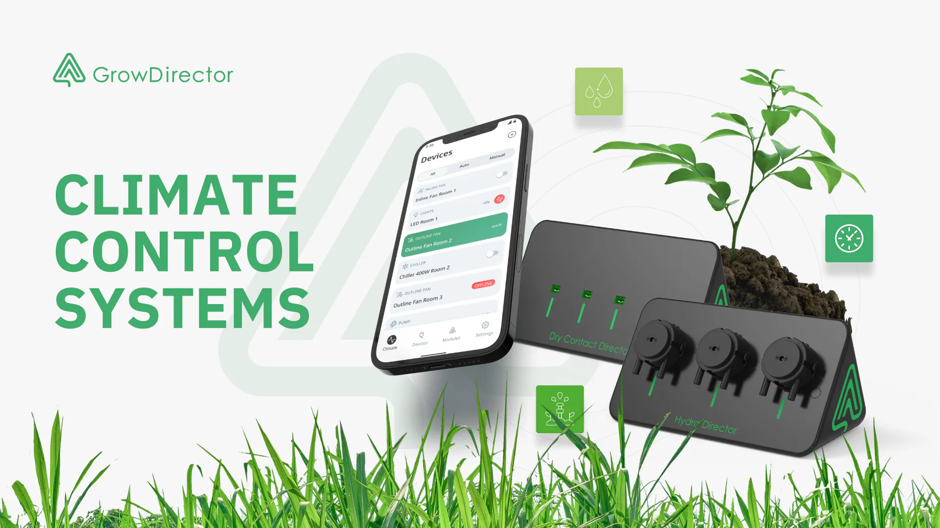 GrowDirector – WordPress/WooCommerce Horticulture Automation Website — screenshot 1