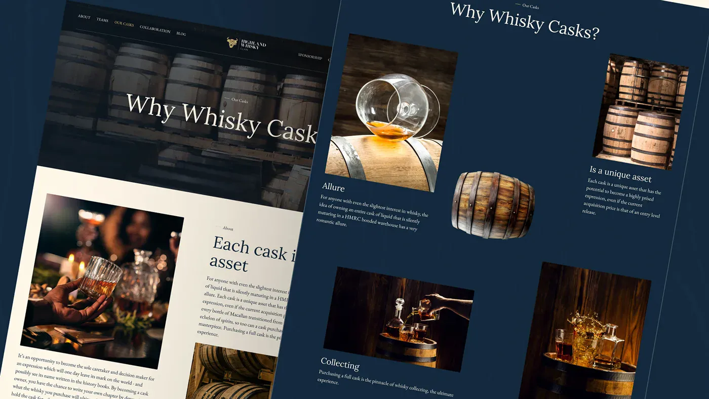 Highland Whisky Clan – WordPress/Elementor Investment Website — screenshot 4