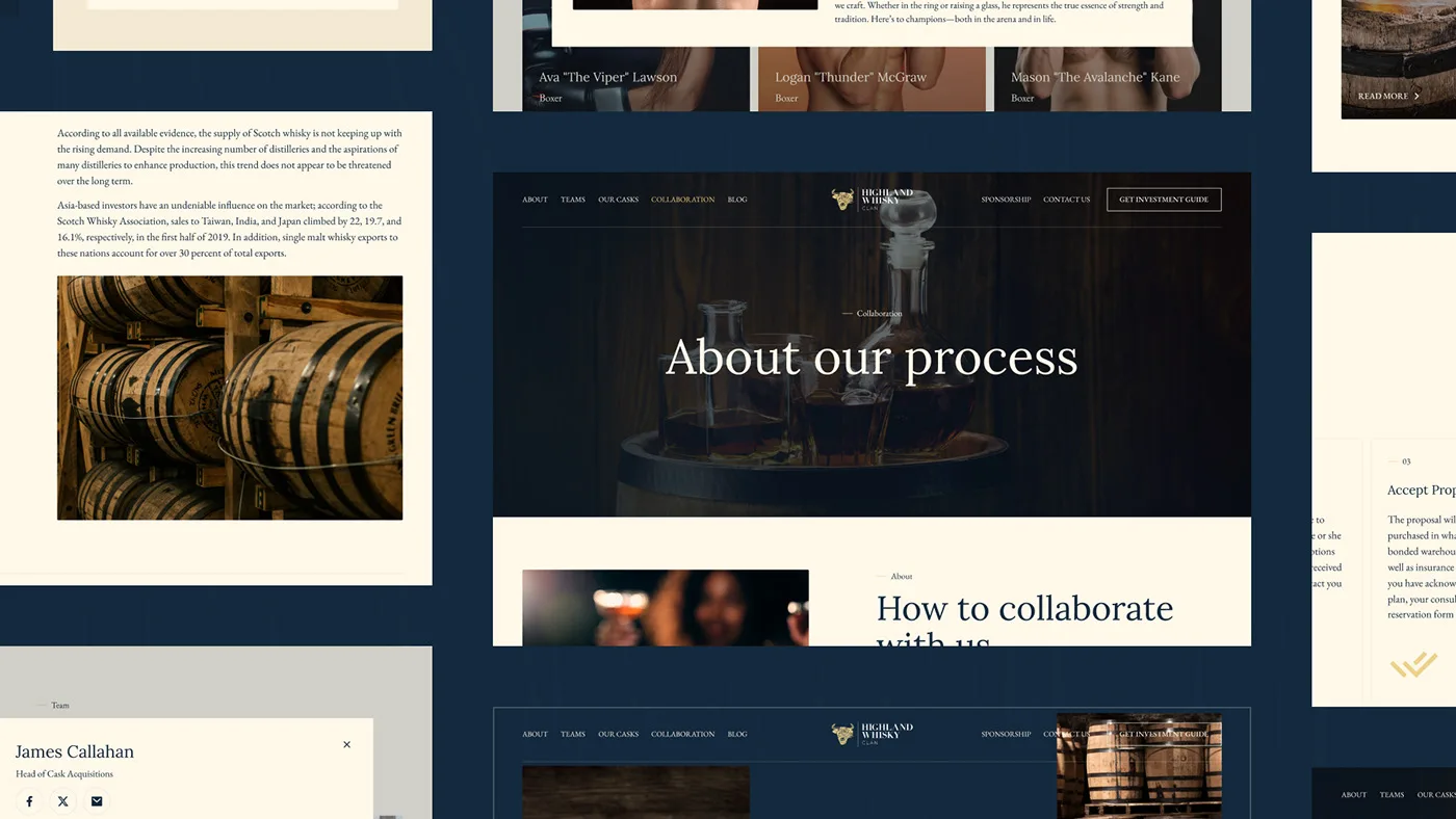 Highland Whisky Clan – WordPress/Elementor Investment Website — screenshot 5