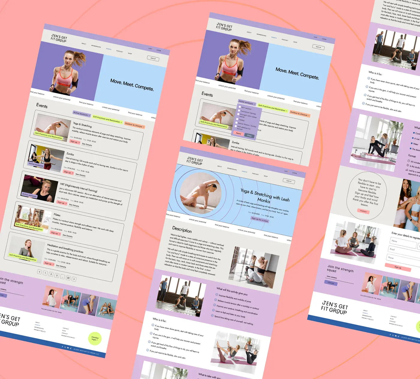 Jen's Get Fit Group – WordPress/WooCommerce Fitness Coaching Website — screenshot 6
