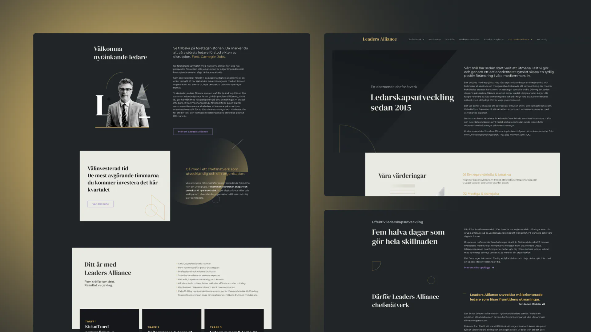 Leaders Alliance – WordPress/Elementor Executive Networking Website — screenshot 2