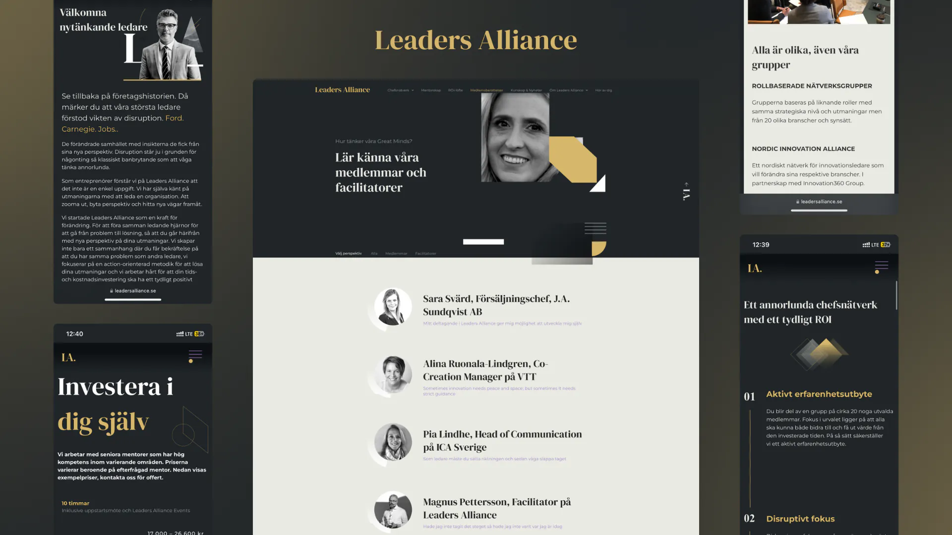 Leaders Alliance – WordPress/Elementor Executive Networking Website — screenshot 4