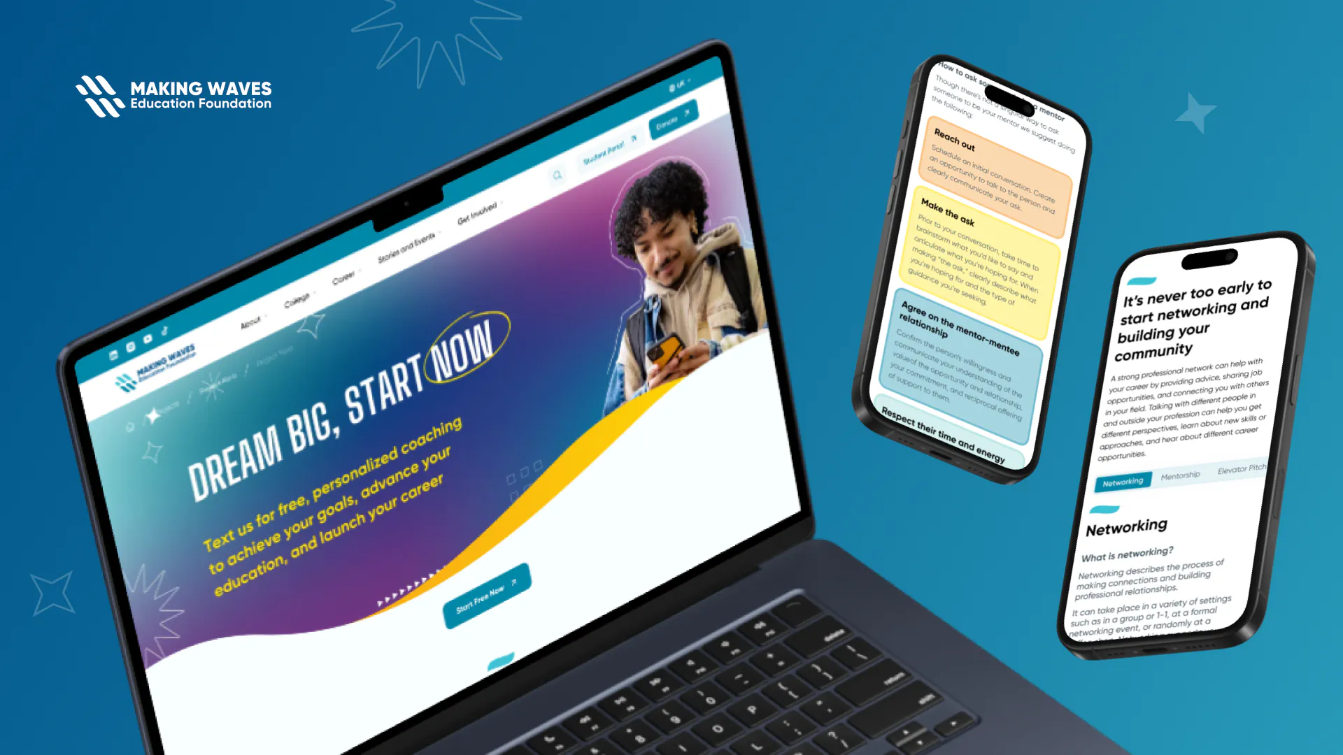 Making Waves – WordPress/Elementor Education Nonprofit Website — screenshot 6