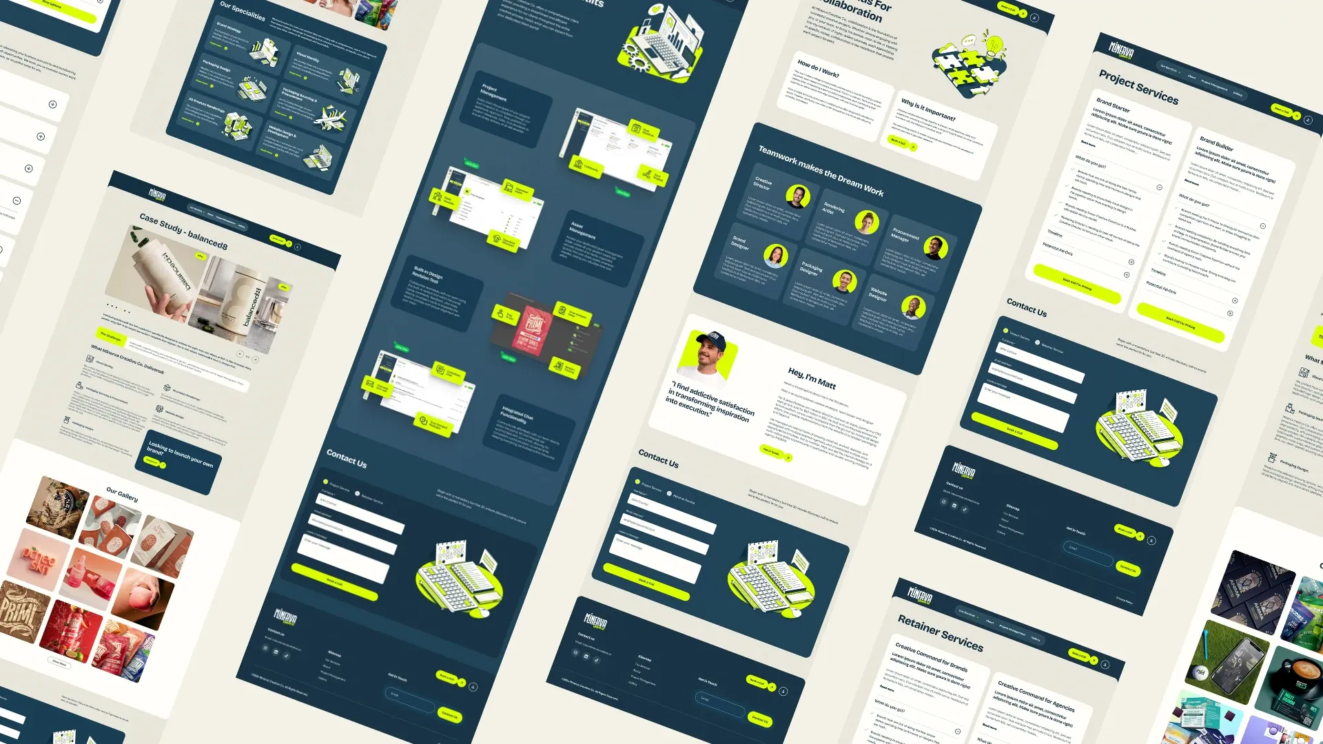 MinervaCreative – Webflow Brand Design Website — screenshot 3