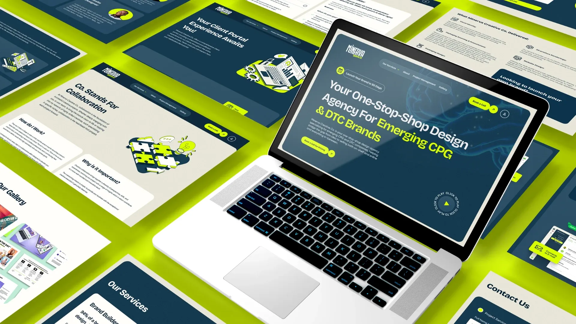 MinervaCreative – Webflow Brand Design Website — screenshot 5