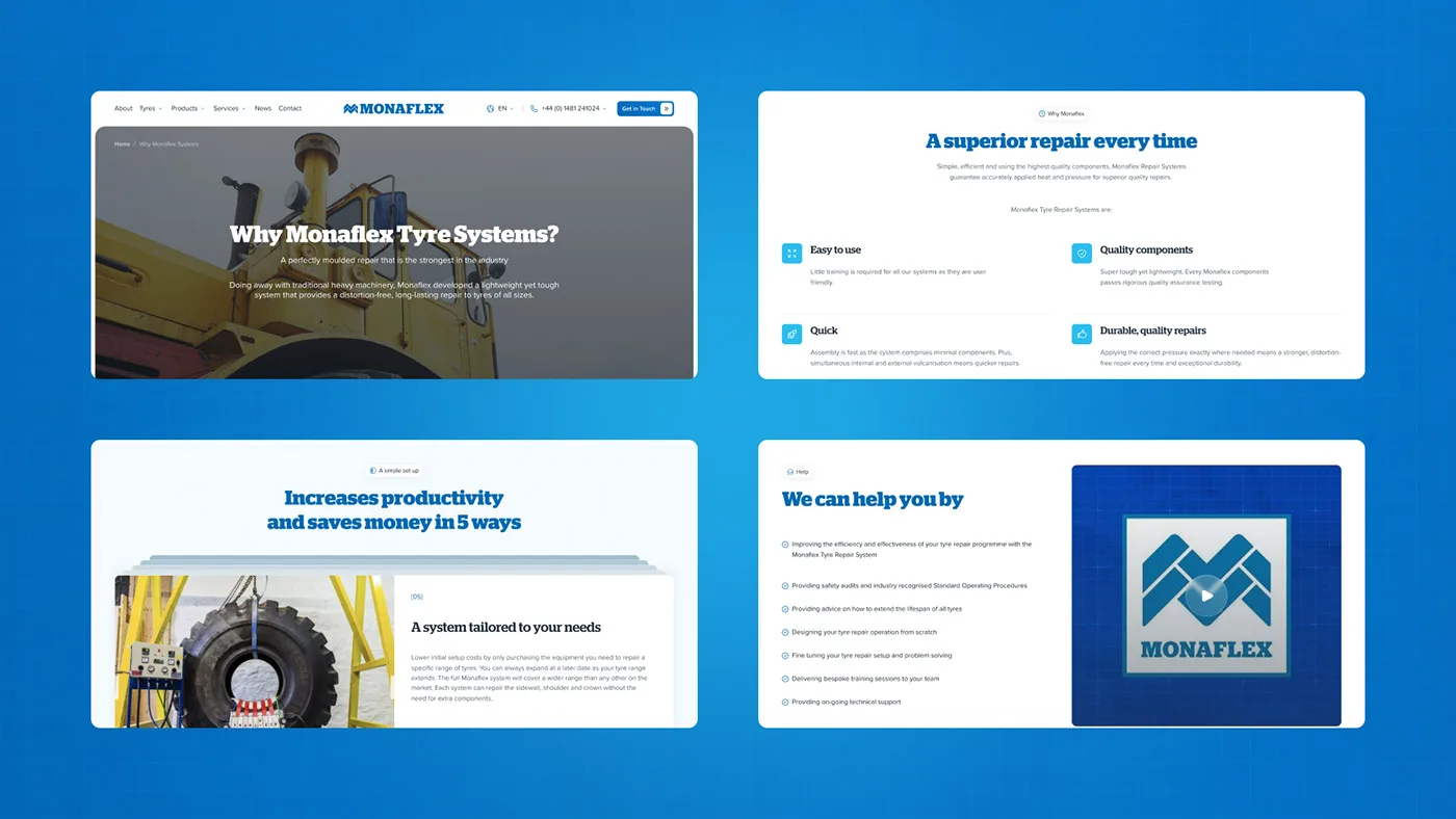 Monaflex – WordPress/Elementor Industrial Equipment Website — screenshot 5