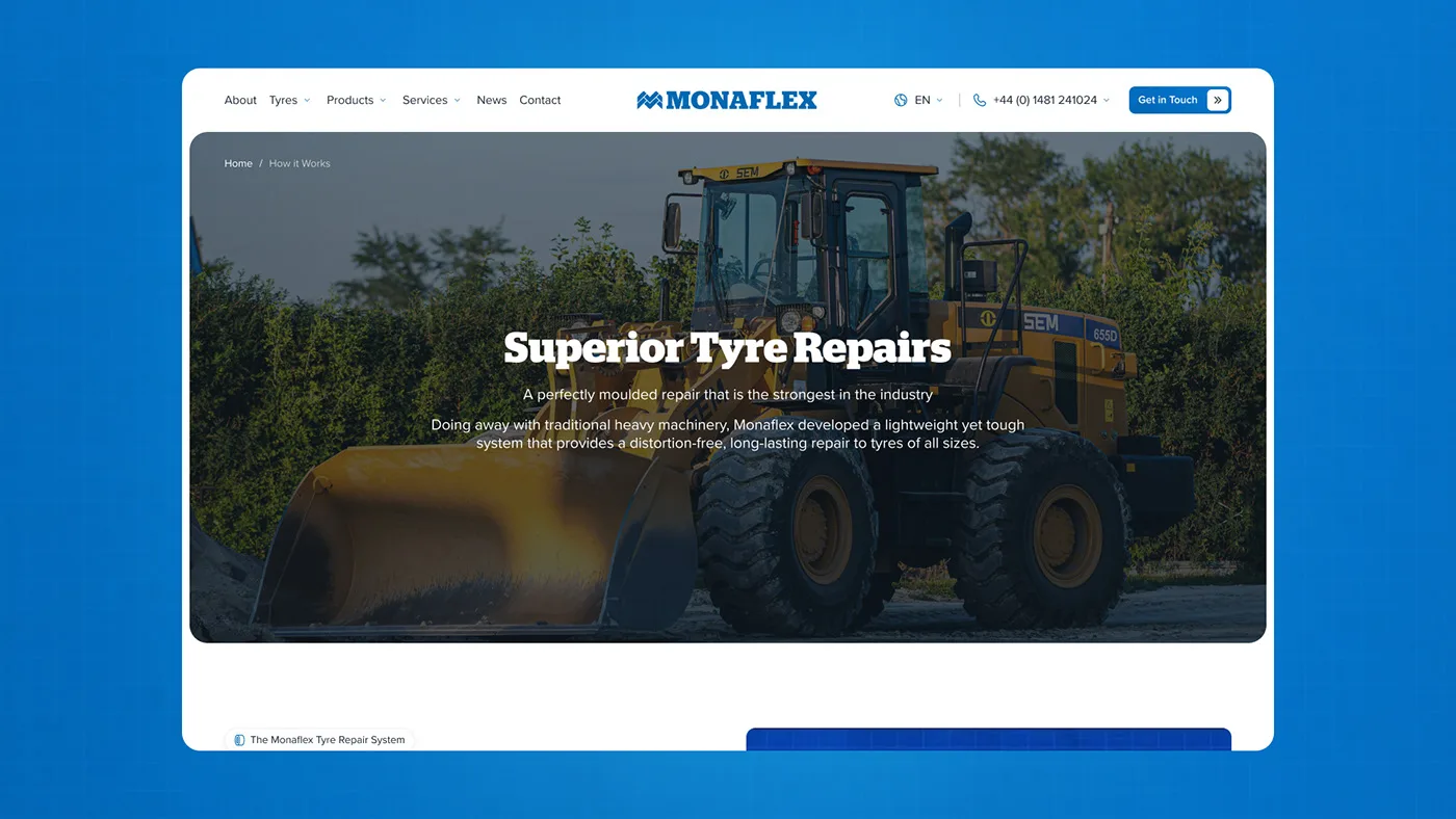 Monaflex – WordPress/Elementor Industrial Equipment Website — screenshot 6