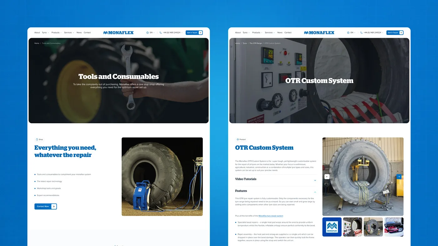 Monaflex – WordPress/Elementor Industrial Equipment Website — screenshot 7