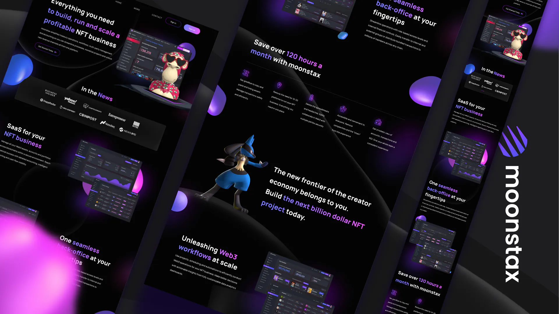 Moonstax – WordPress/Elementor Fintech Website — screenshot 4