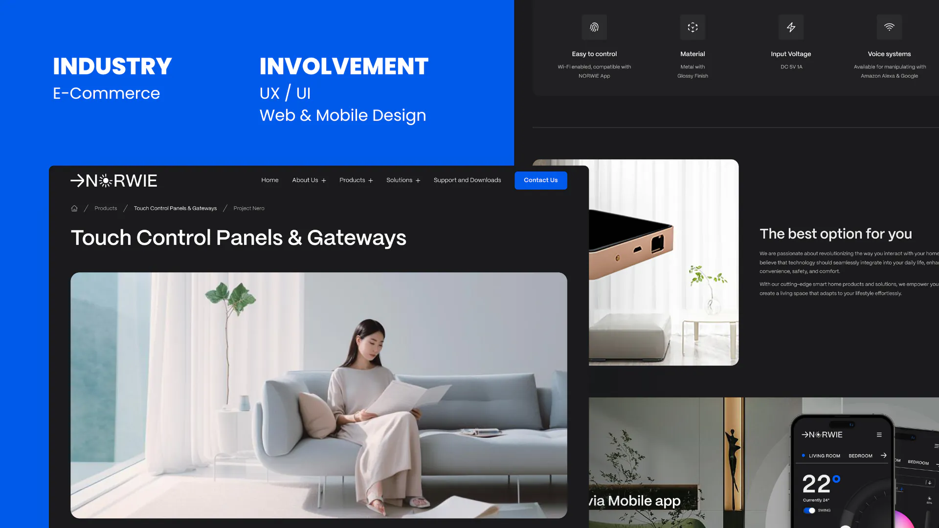 Norwie – WordPress/Elementor Smart Home Website — screenshot 2