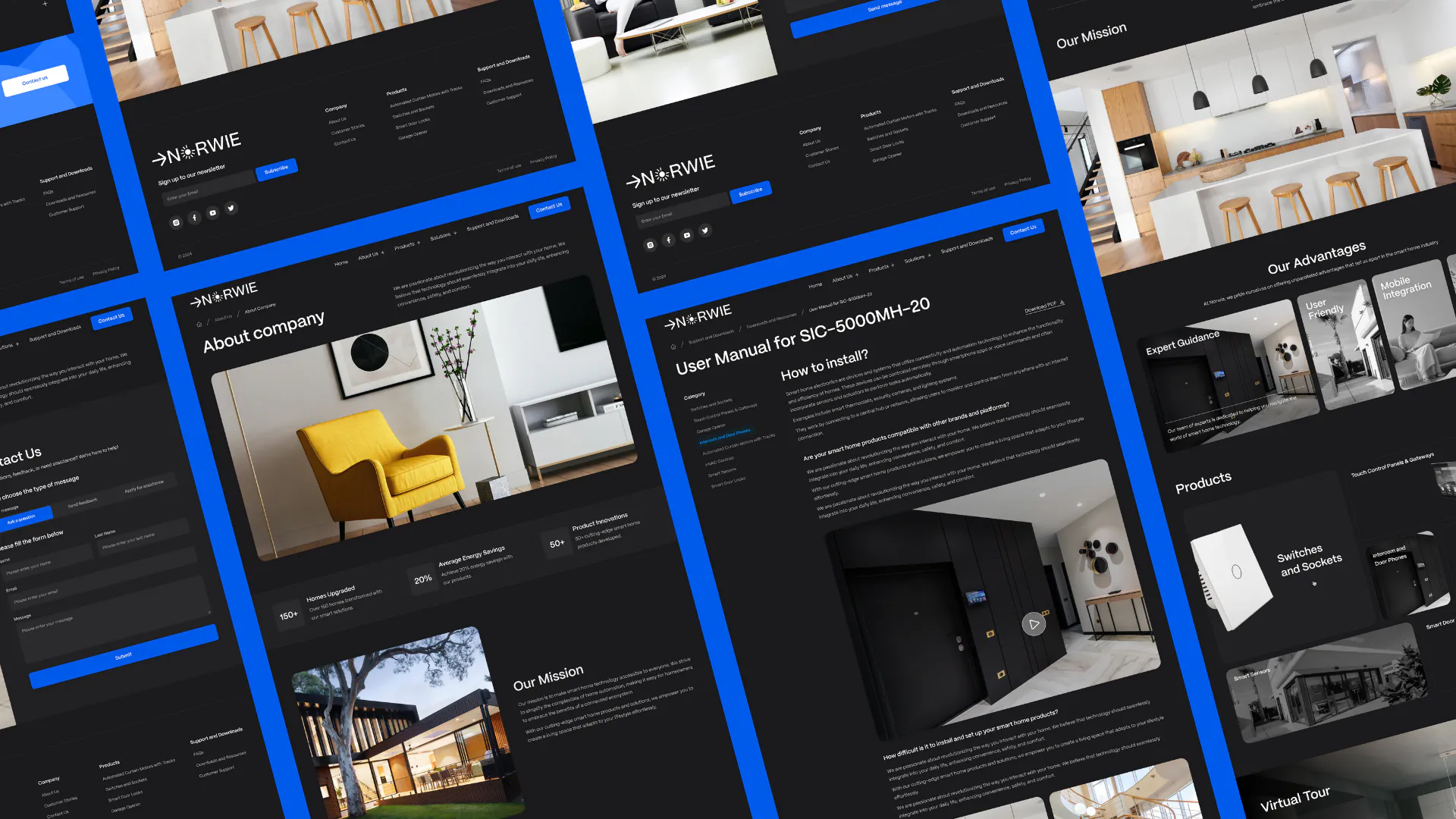 Norwie – WordPress/Elementor Smart Home Website — screenshot 4