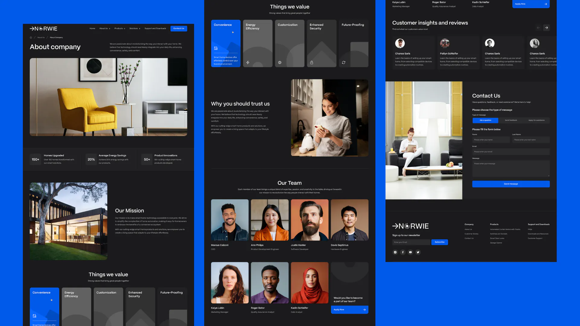 Norwie – WordPress/Elementor Smart Home Website — screenshot 7