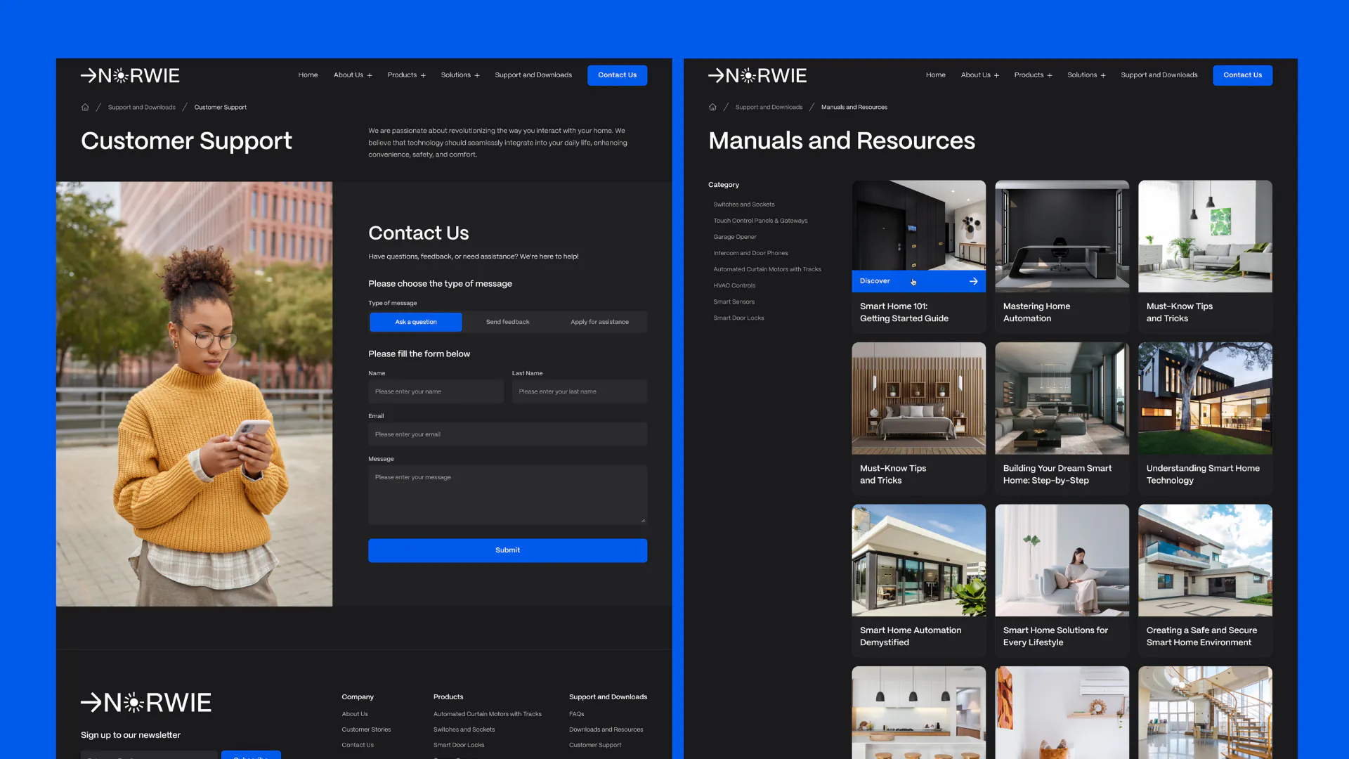 Norwie – WordPress/Elementor Smart Home Website — screenshot 8