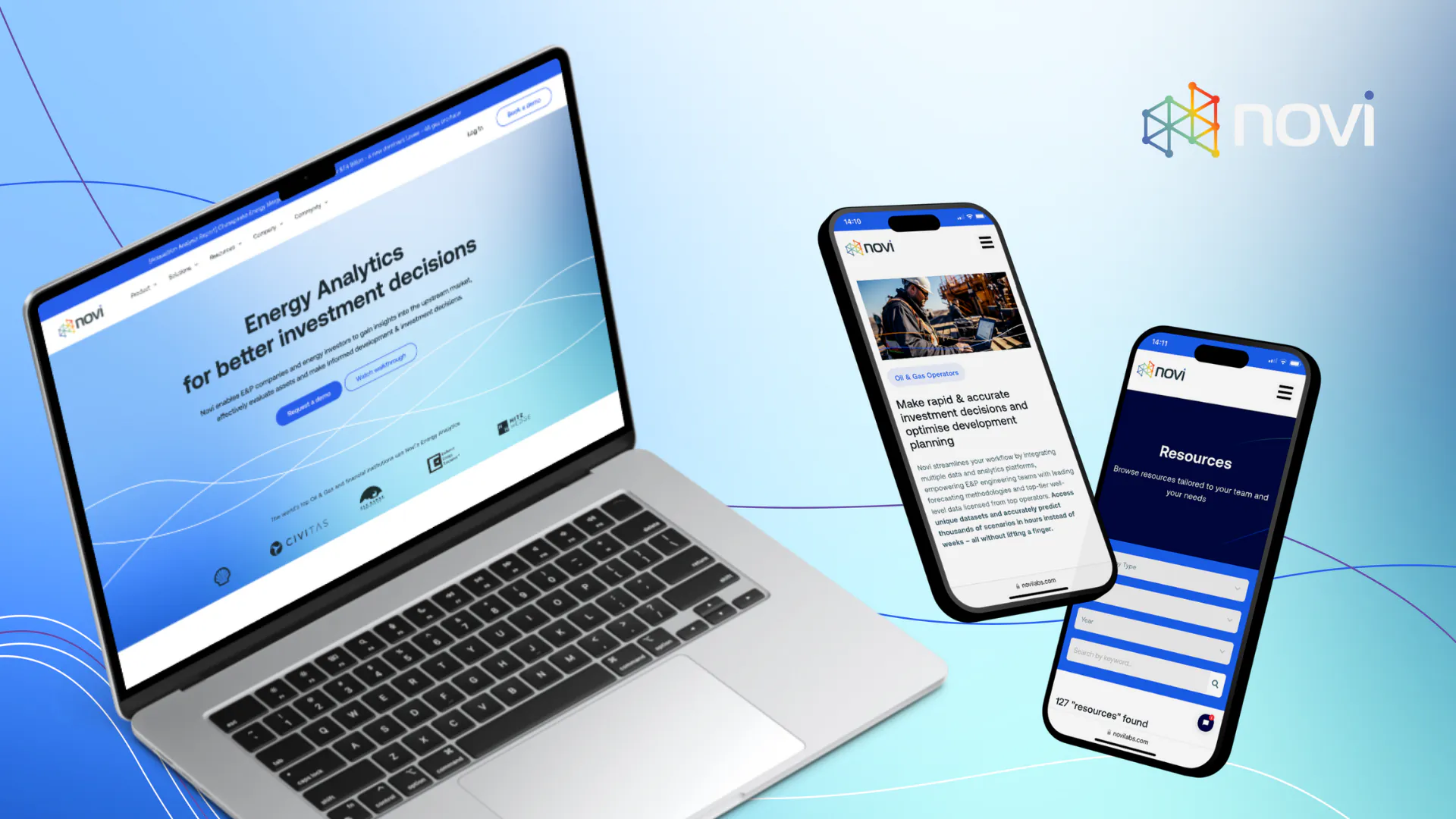 NoviLabs – WordPress/Elementor Oil & Gas Website — screenshot 1