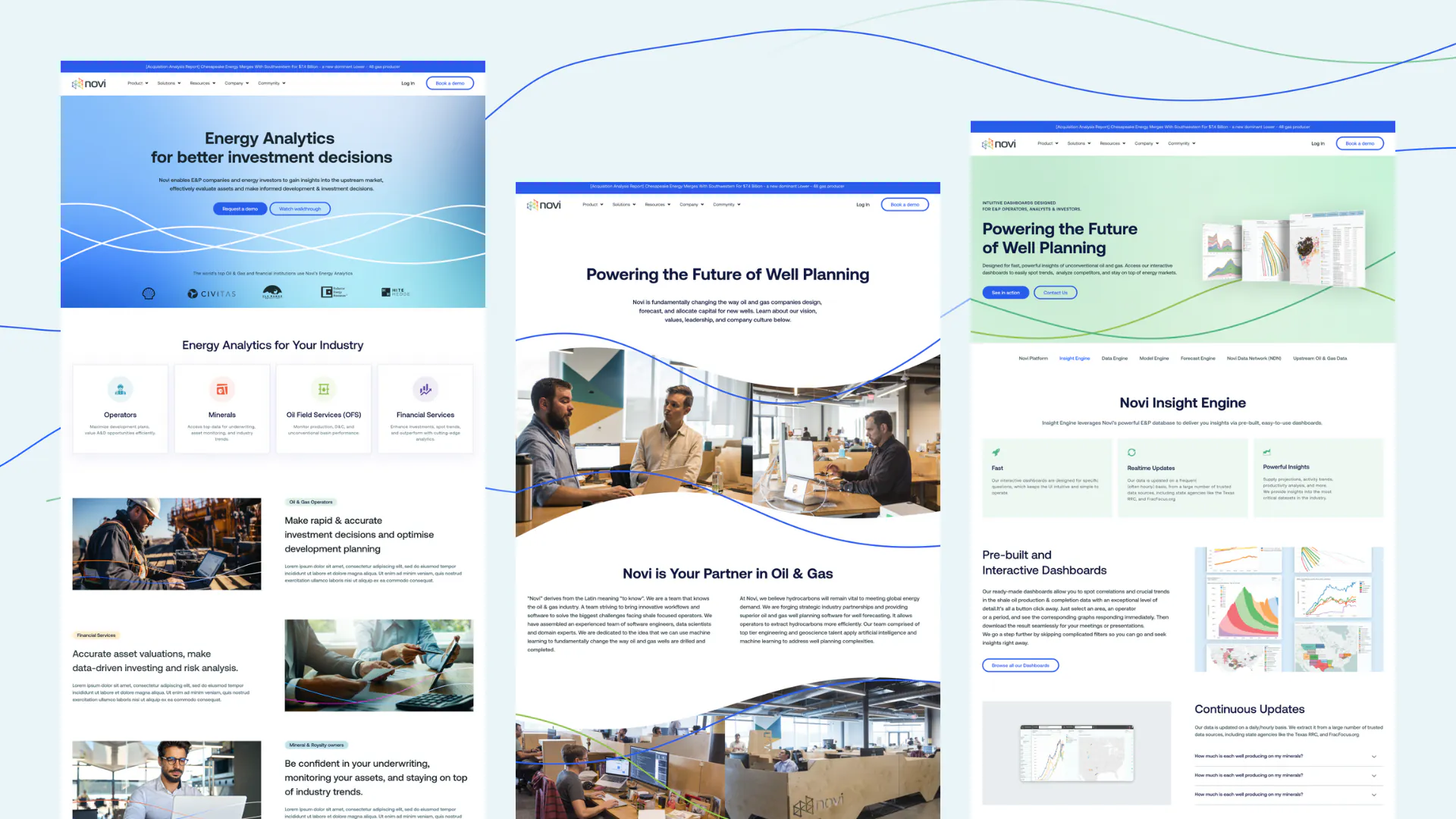 NoviLabs – WordPress/Elementor Oil & Gas Website — screenshot 2