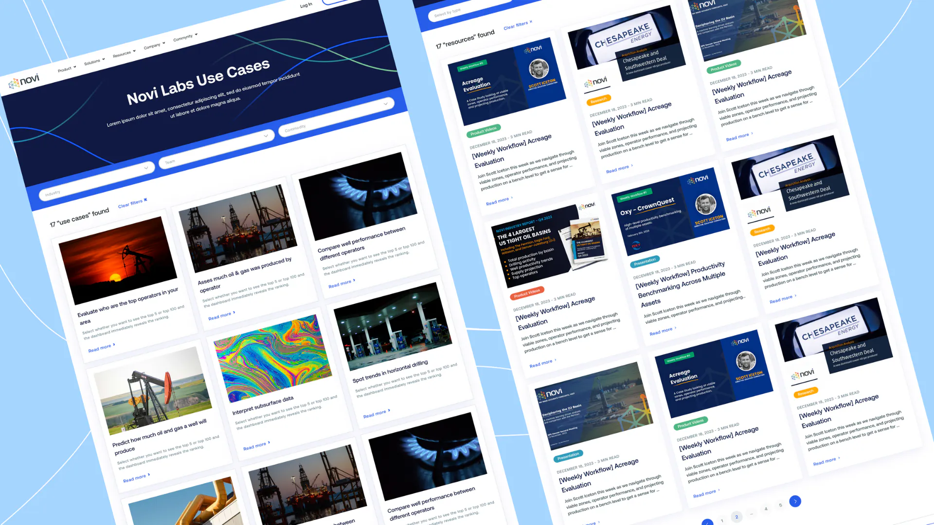 NoviLabs – WordPress/Elementor Oil & Gas Website — screenshot 3