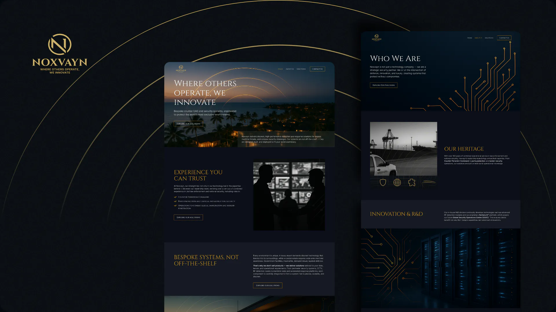 Noxvayn LTD – WordPress/Elementor Counter-UAS Website — screenshot 5