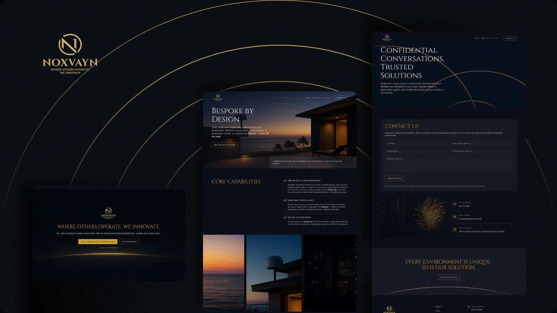Noxvayn LTD – WordPress/Elementor Counter-UAS Website — screenshot 7