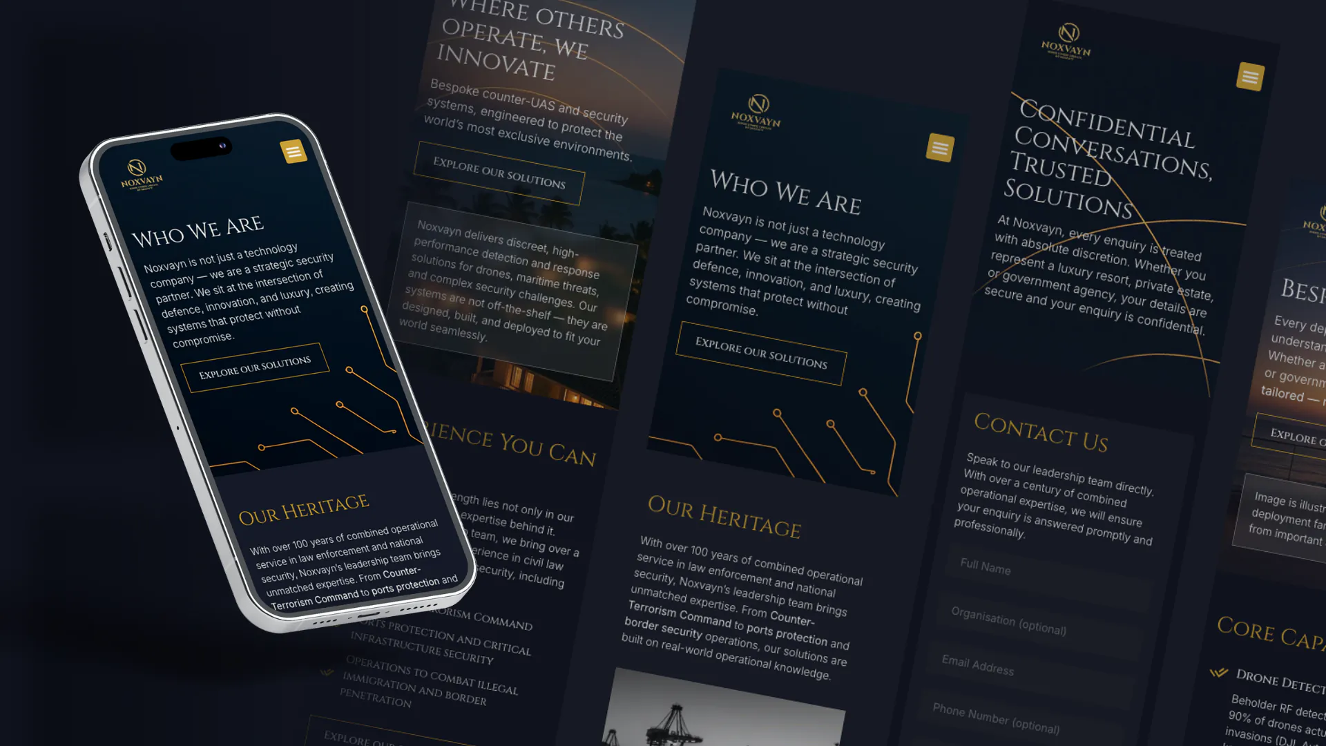 Noxvayn LTD – WordPress/Elementor Counter-UAS Website — screenshot 8