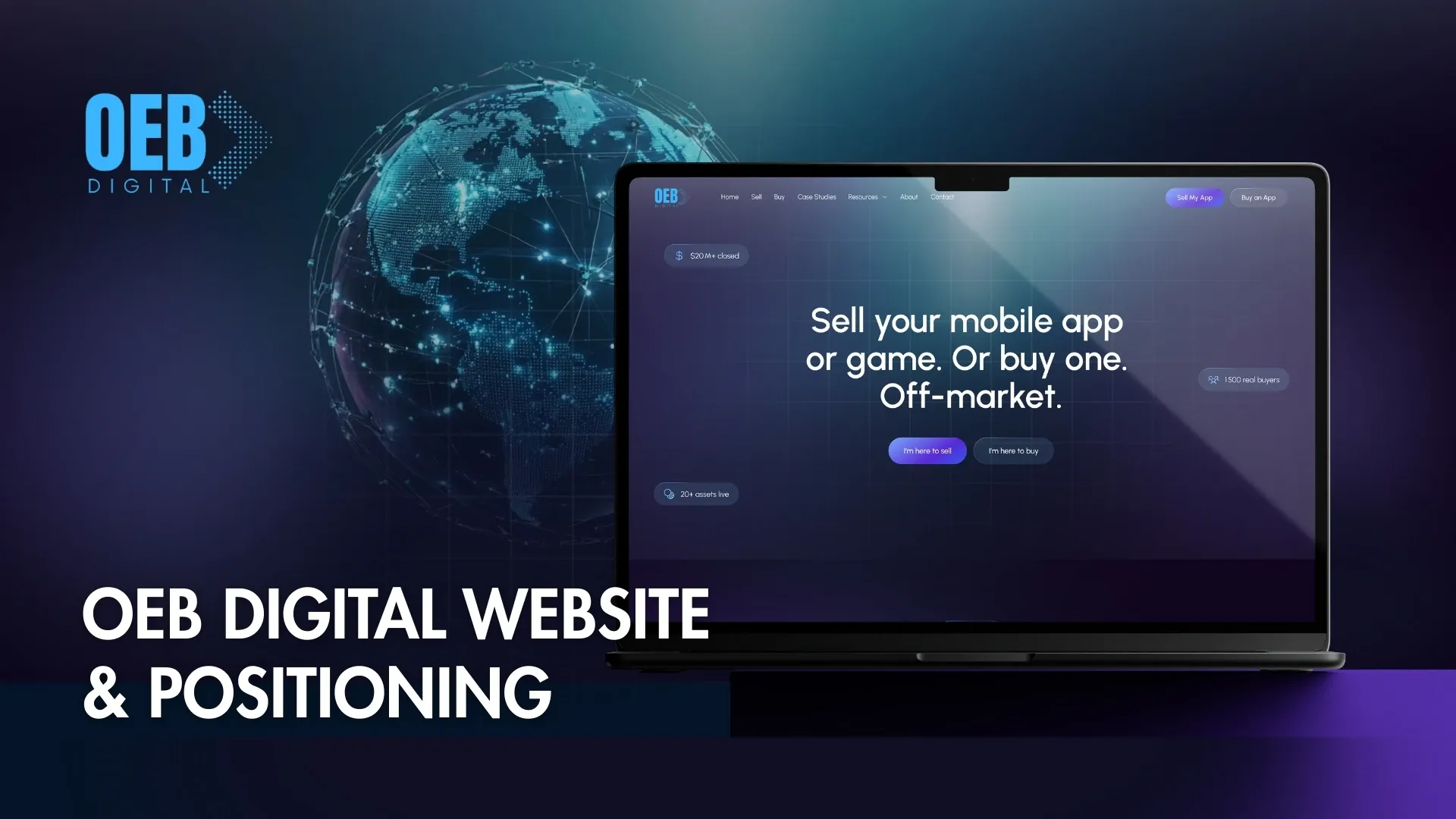 OEB Digital – WordPress/Elementor App Marketplace Website — screenshot 1
