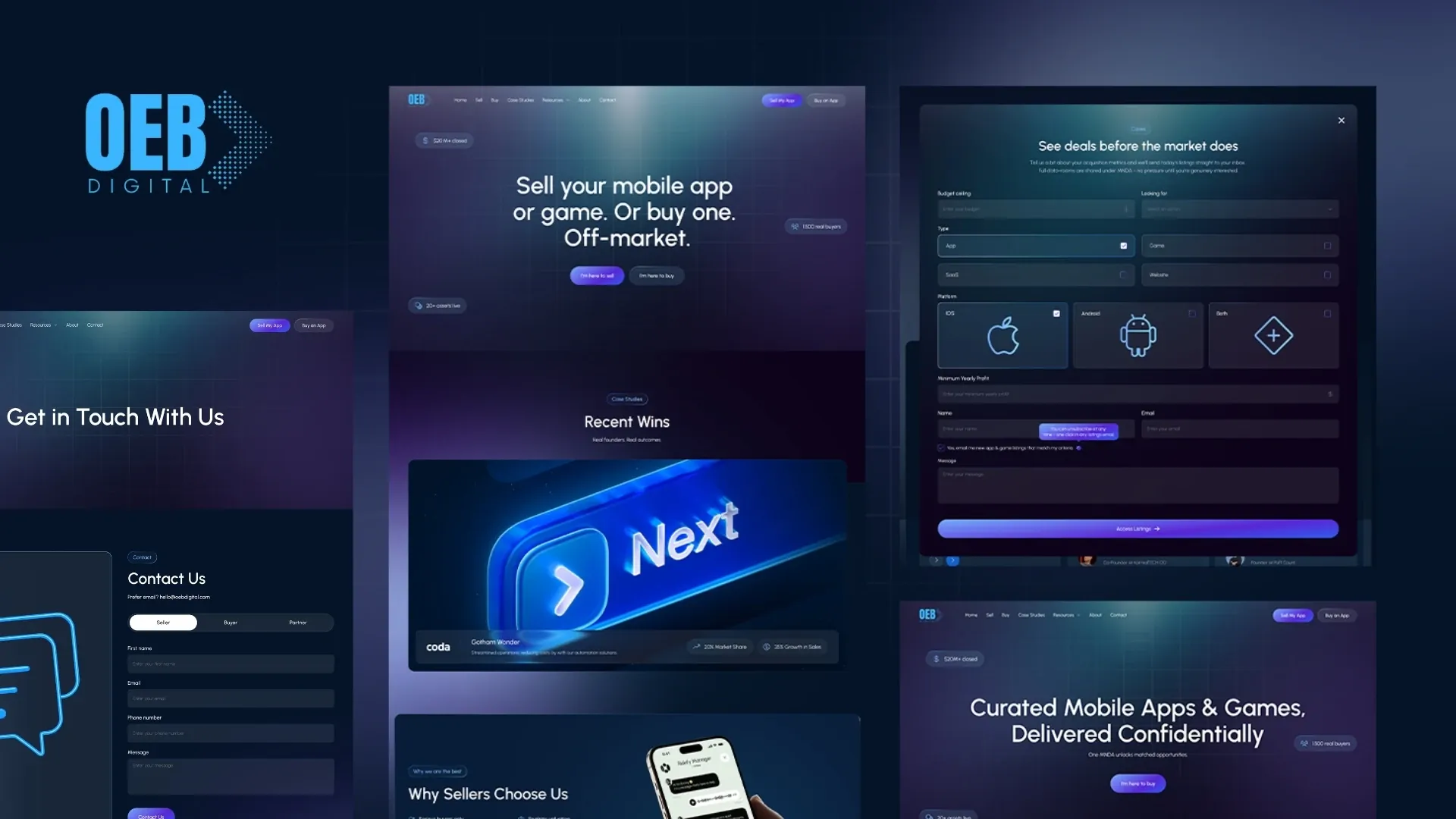OEB Digital – WordPress/Elementor App Marketplace Website — screenshot 4