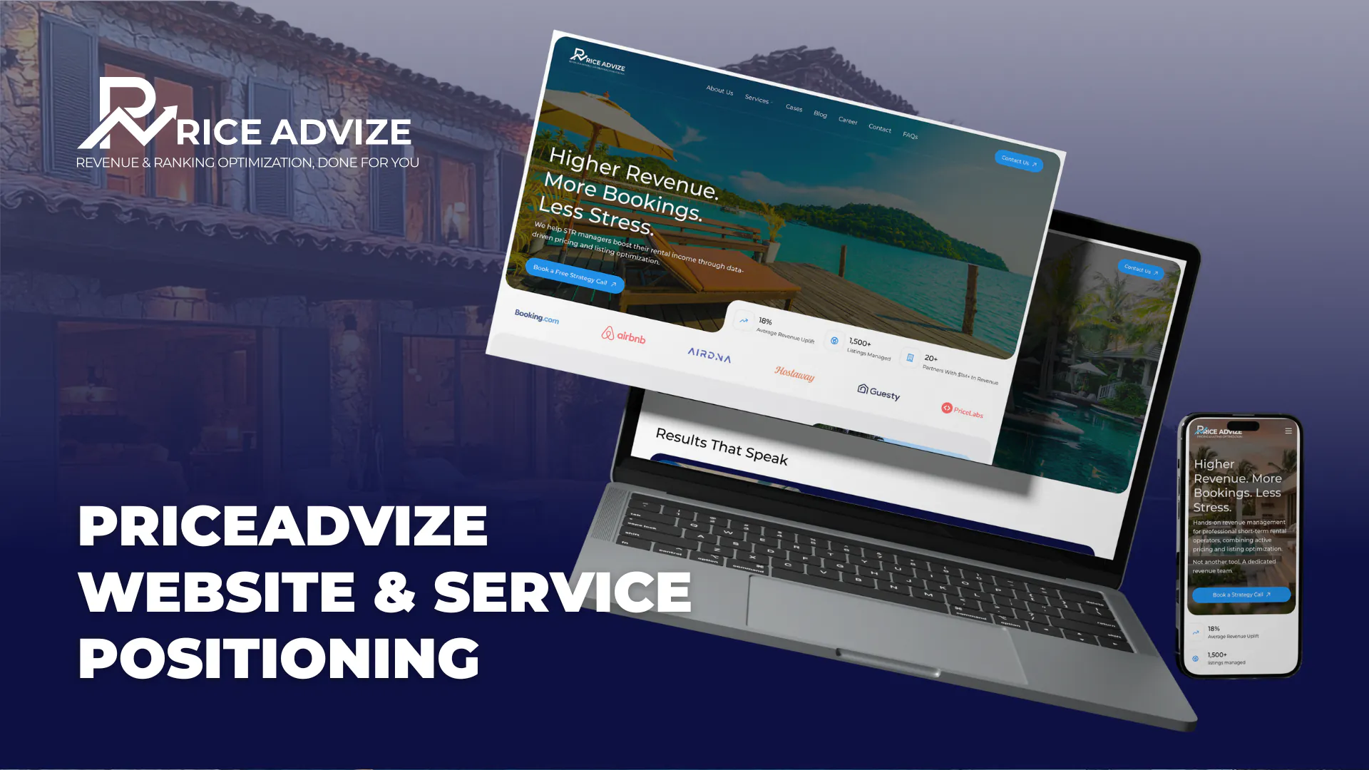 Price Advize – WordPress/Elementor Revenue Optimization Website — screenshot 1