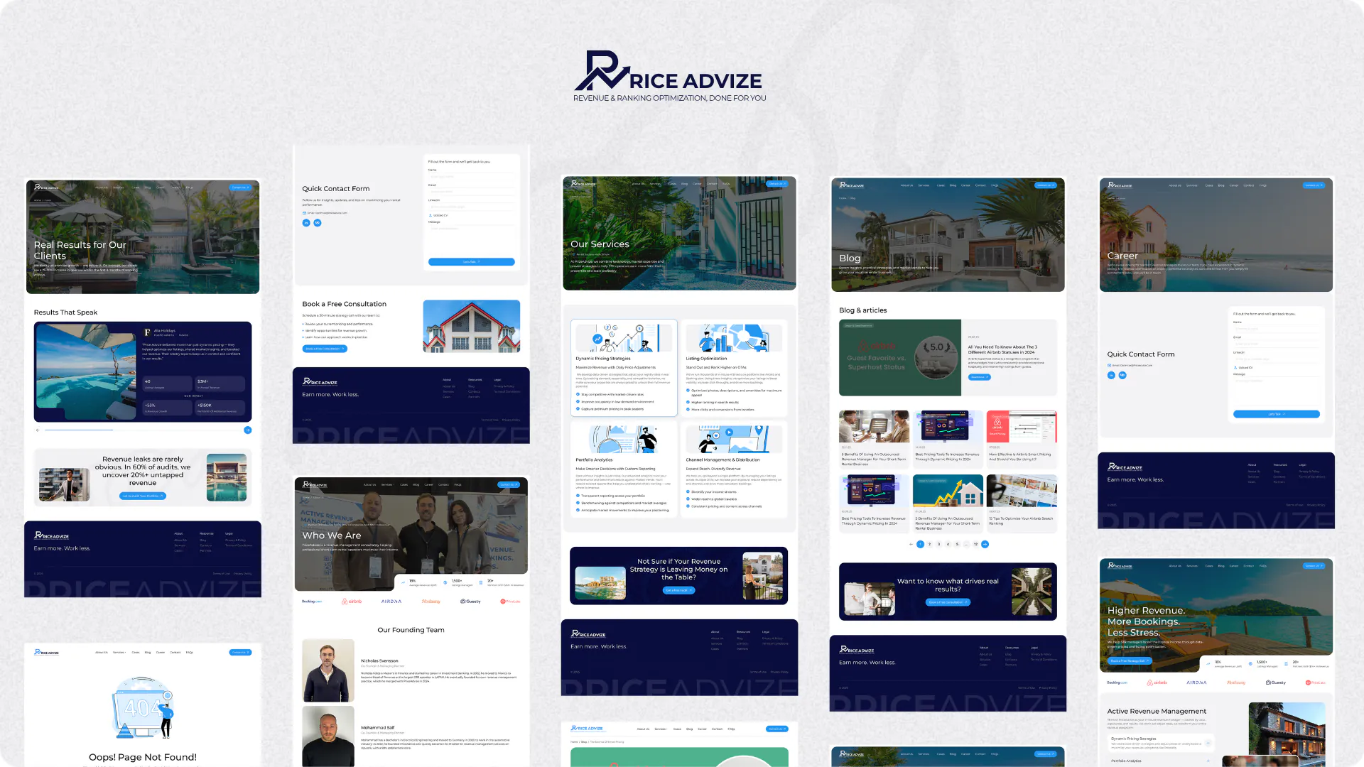 Price Advize – WordPress/Elementor Revenue Optimization Website — screenshot 6