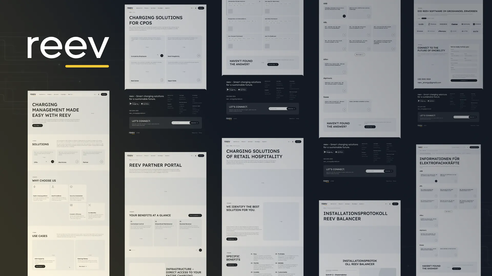reev – WordPress/Elementor EV Charging Website — screenshot 1