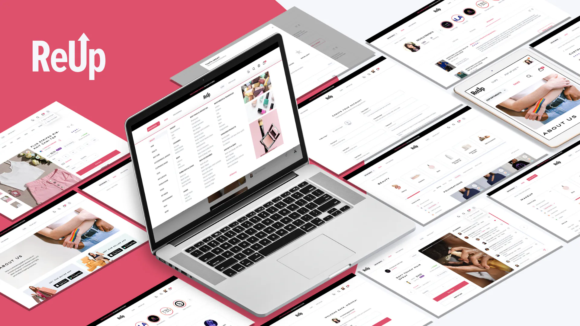 ReUp – Web E-commerce Marketplace Website — screenshot 3