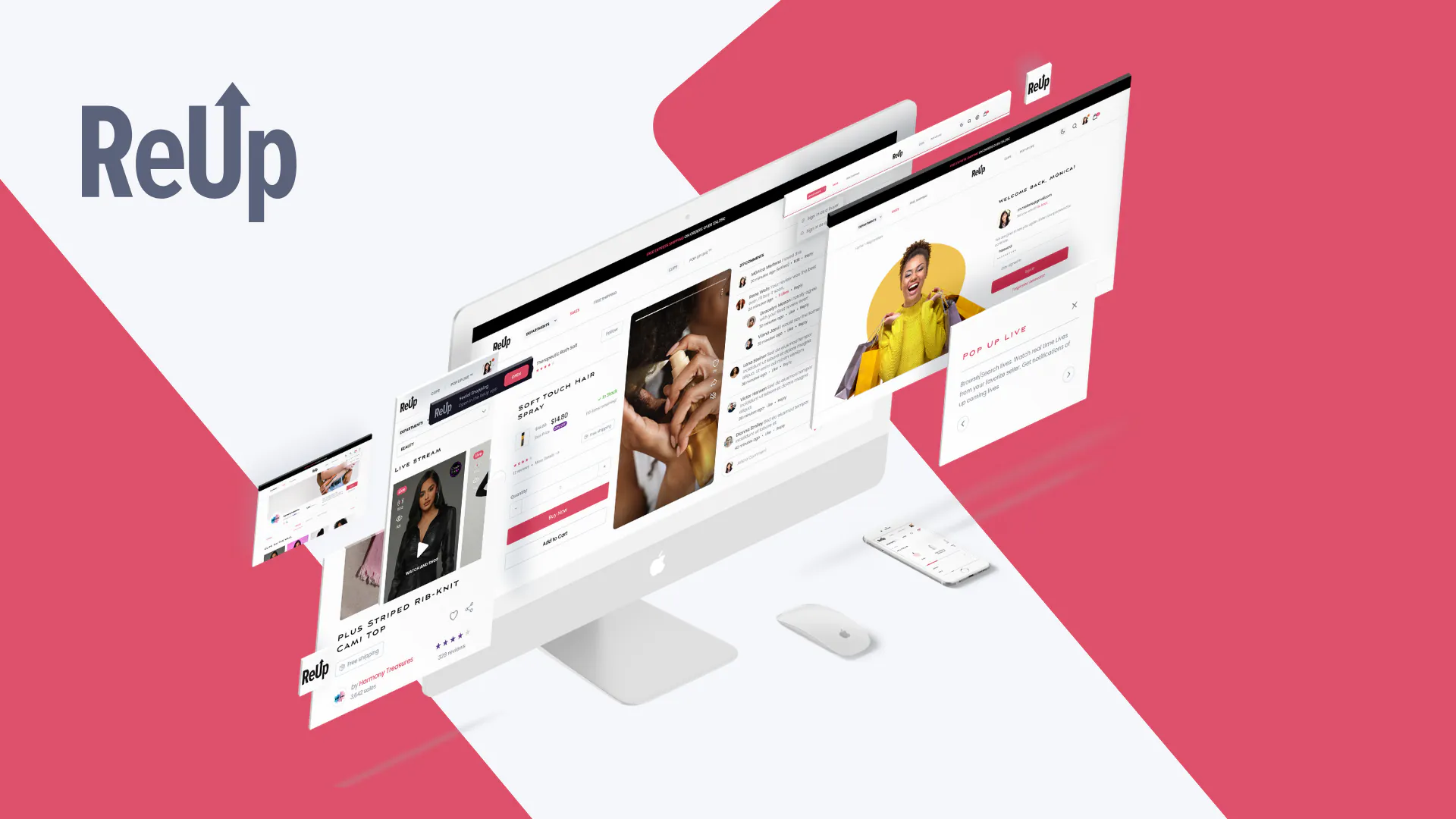ReUp – Web E-commerce Marketplace Website — screenshot 6
