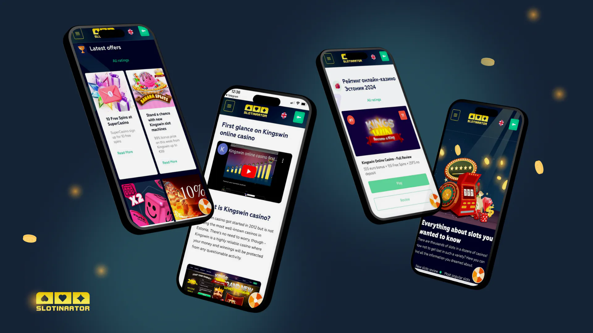 Slotinaator – WordPress/Elementor Online Casino Website — screenshot 3