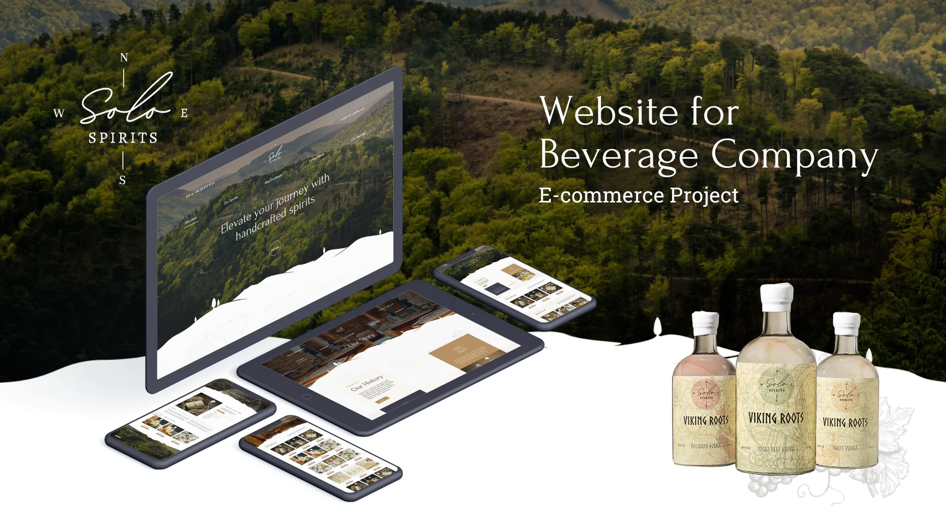 Solo Spirits – WordPress/WooCommerce Spirits Website — screenshot 1