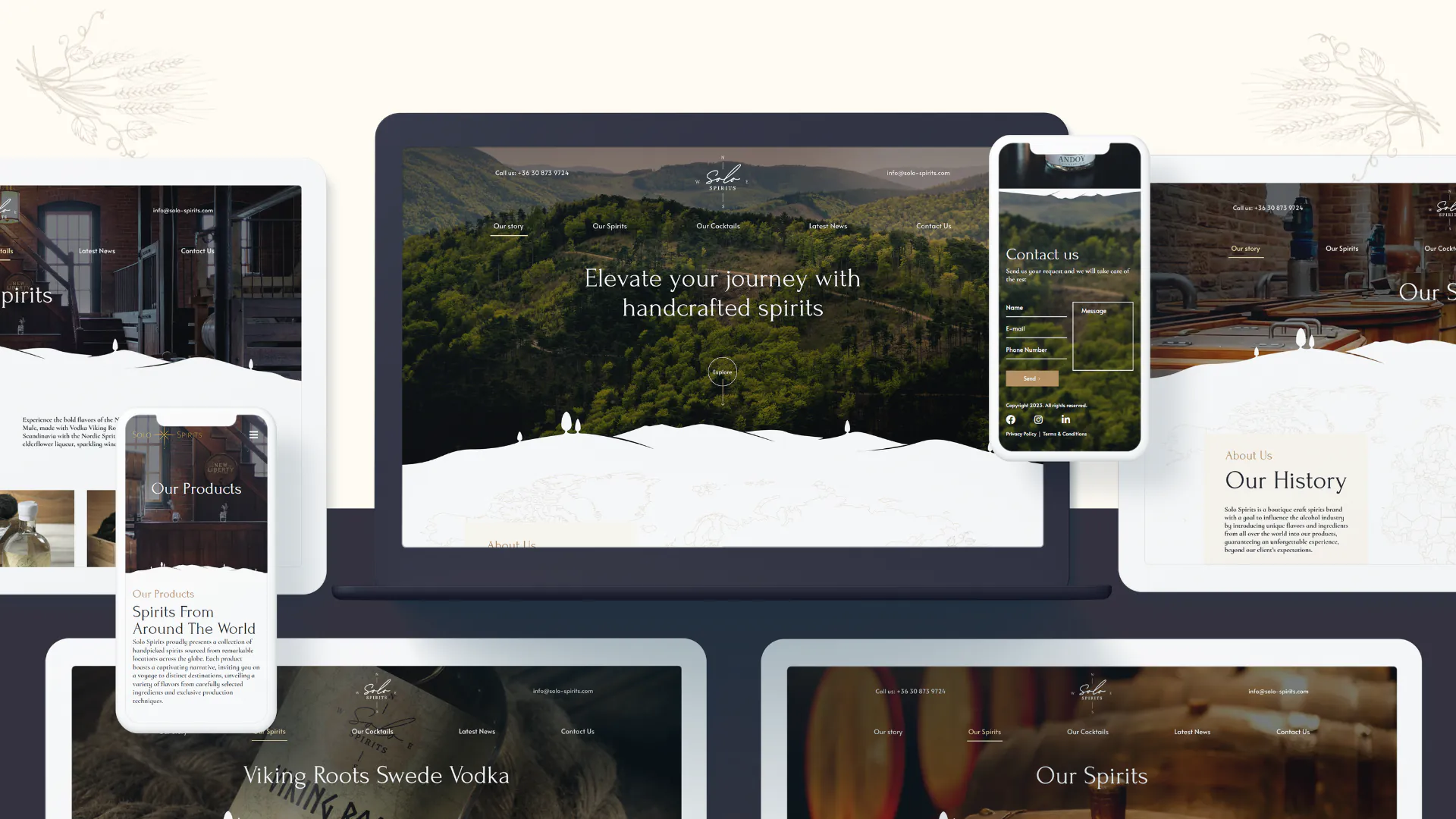 Solo Spirits – WordPress/WooCommerce Spirits Website — screenshot 3